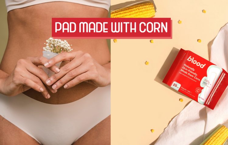 Female Pad made with corn
