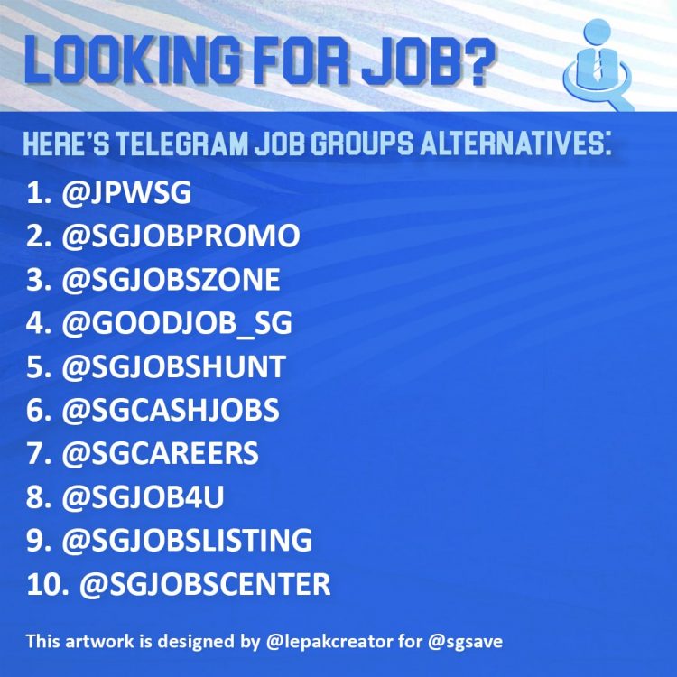 Looking for job telegram