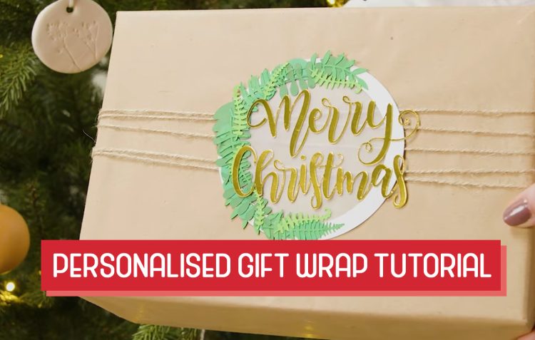 Personalised gift wrap tutorial