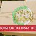 Personalised gift wrap tutorial