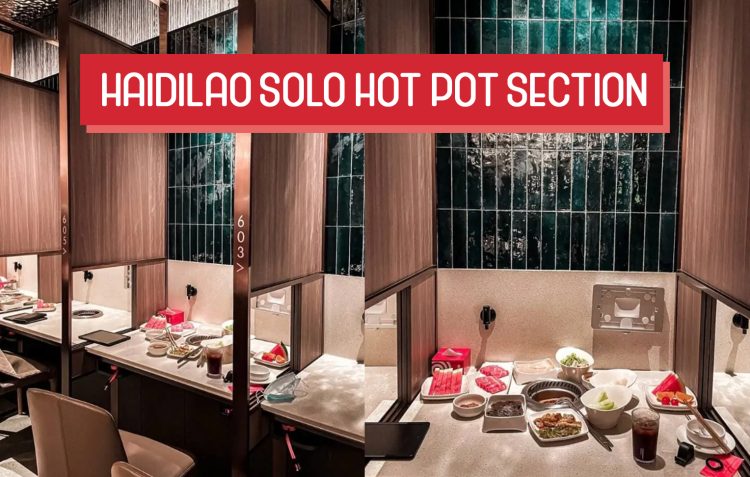 Haidilao Solo Hotpot section
