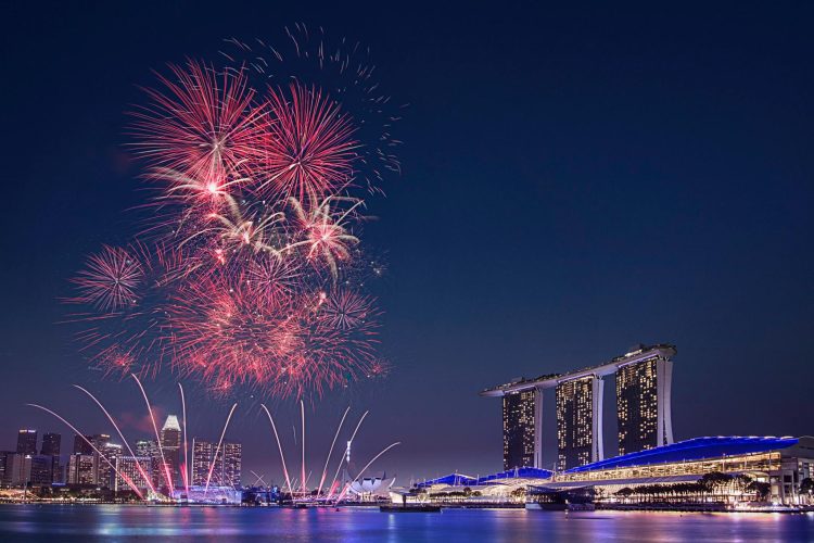 Marina Bay Sands Fireworks