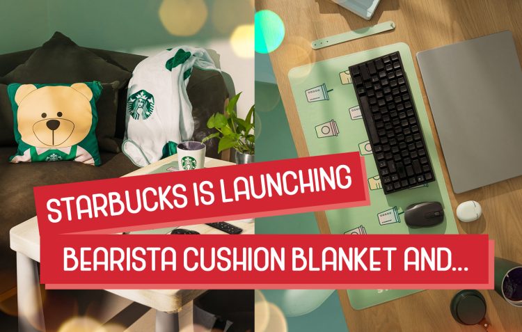 Starbucks Merchandise Bearista Cushion Blanket