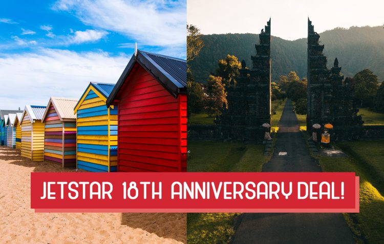 Jetstar 18th Anniversary Deal