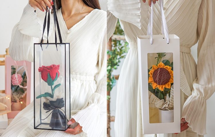 Crotchet Flower Vday Gift