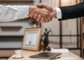 Lawyer Hand Shake