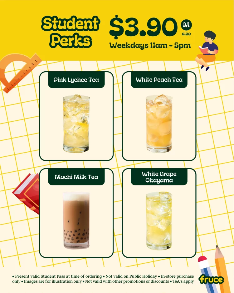 Fruce Tea Drink Student Perks