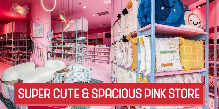 Super Cute Spacious Pink Store Planetplus Singapore