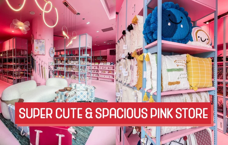Super Cute Spacious Pink Store Planetplus Singapore