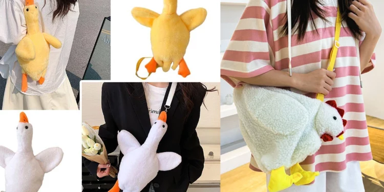Singqpore Shopee Animal Chicken Duck Bag