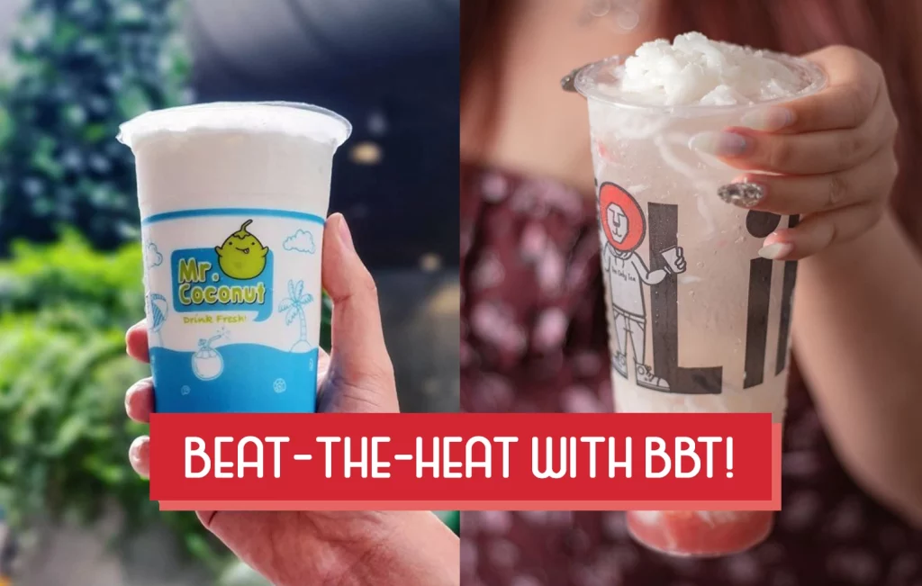 Hot Day Beat the Heat Bubble Tea BBT Singapore