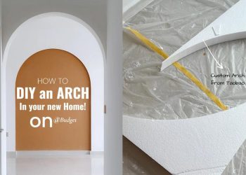 DIY Arch for BTO Home on a Budget