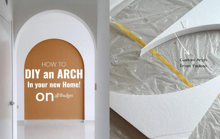 DIY Arch for BTO Home on a Budget