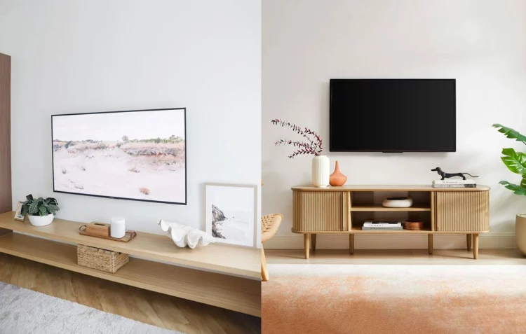 TV Console Living Room Space