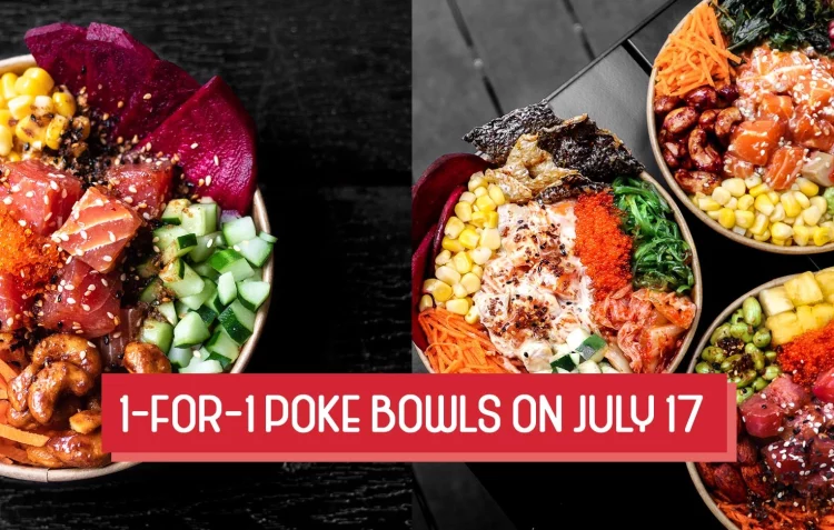 1 for 1 Poke Bowls at Poke Theory Singapore
