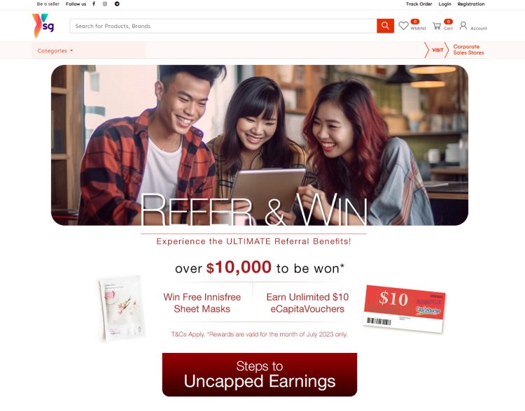 YSG Marketplace Referral Programme Launch Post Singapore
