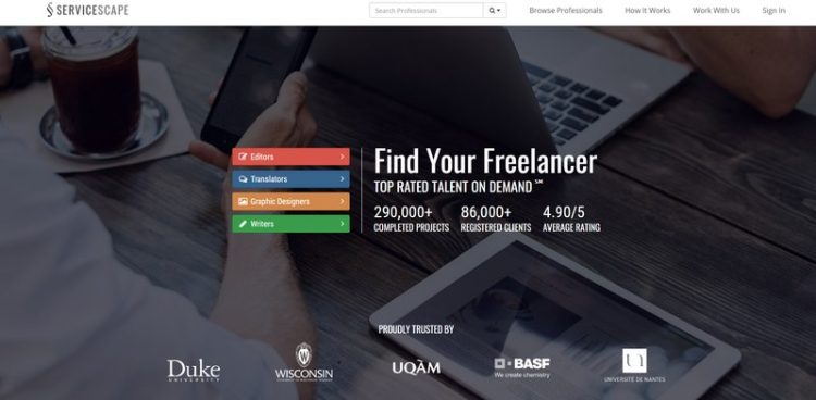 ServiceScape Work From Home Freelance