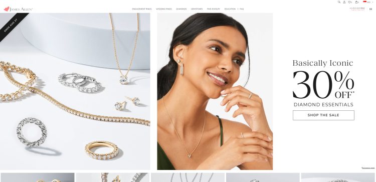 James Allen Sesign your Own Engagement Ring