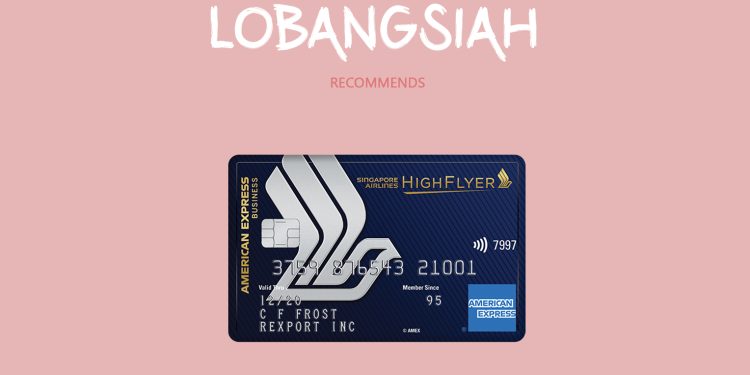 American Express Singapore Airlines Business Credit Card