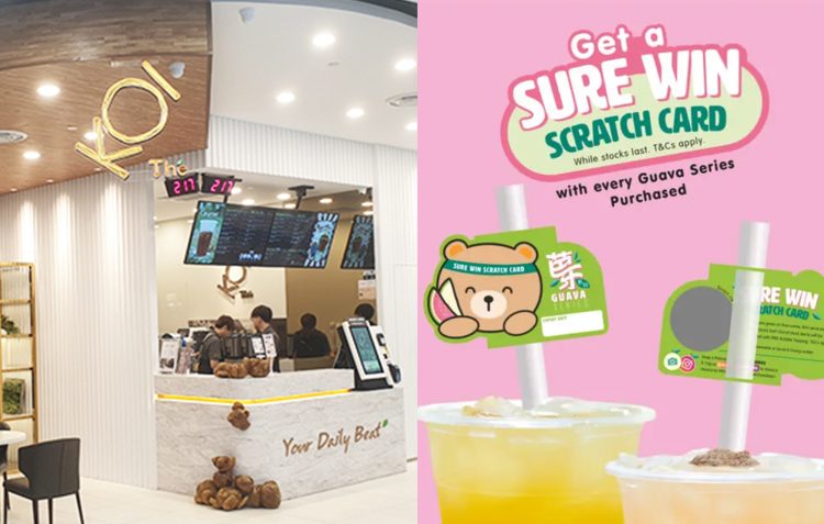 KOI Guava Green Tea Drinks Singapore