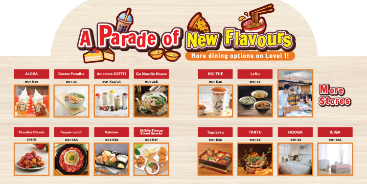 A Parade of New Flavours at Parkway Parade