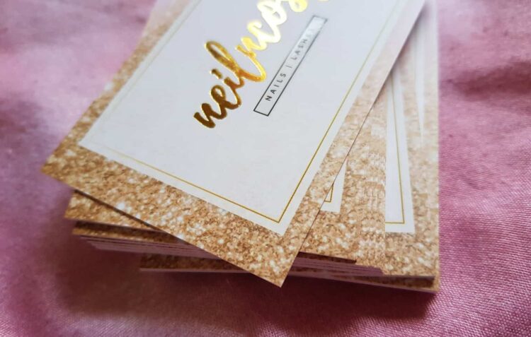 Namecard Gold Hotstamp Printmystuff