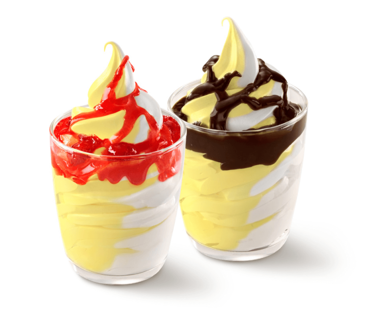 Mcdonalds Pineapple Softserve Sundae