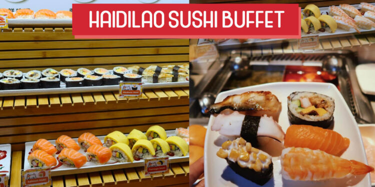 Haidilao $15.80 Sushi Buffet at Wisma Atria: A Feast for All Sushi Lovers!