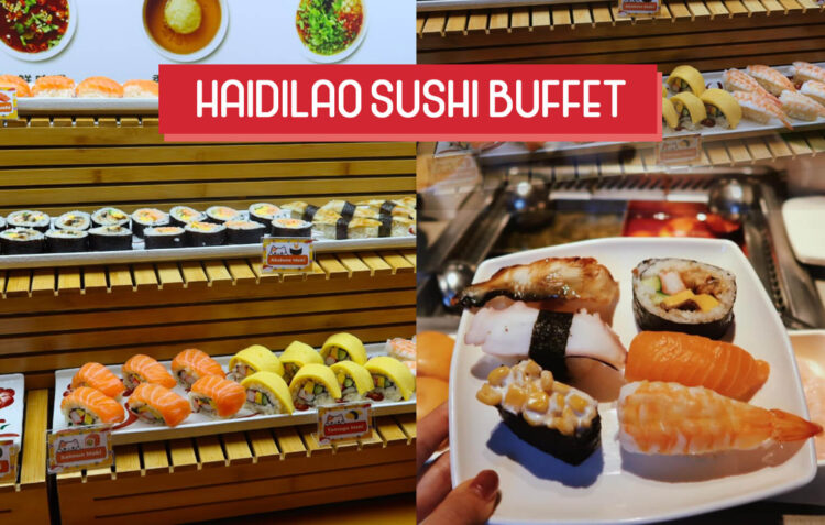Haidilao $15.80 Sushi Buffet at Wisma Atria: A Feast for All Sushi Lovers!