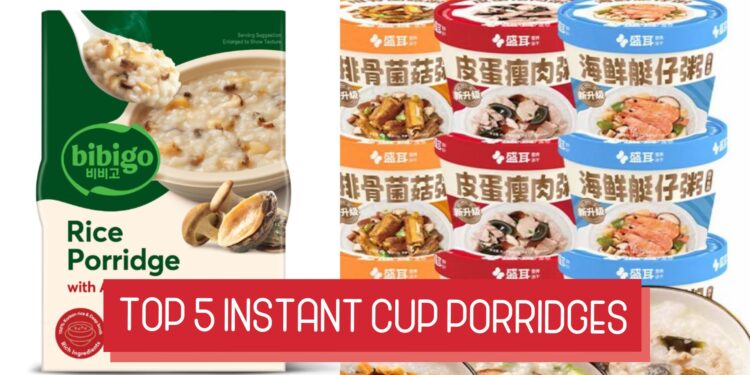 Best 5 Instant Cup Porridges in Singapore for Quick & Tasty Meals