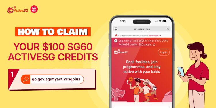 SG60 ActiveSG Credits: How to Claim Your Free $100 ActiveSG Credit Top-Up in Singapore (2025 Guide)
