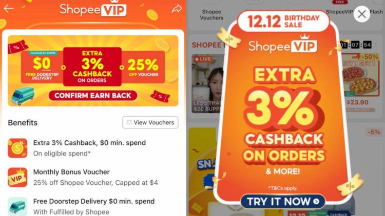 ShopeeVIP is Here – Celebrate 12.12 with Extra Perks & S$3.99 Delivery!