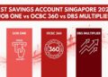 Best Savings Account Singapore 2026: UOB One vs OCBC 360 vs DBS Multiplier