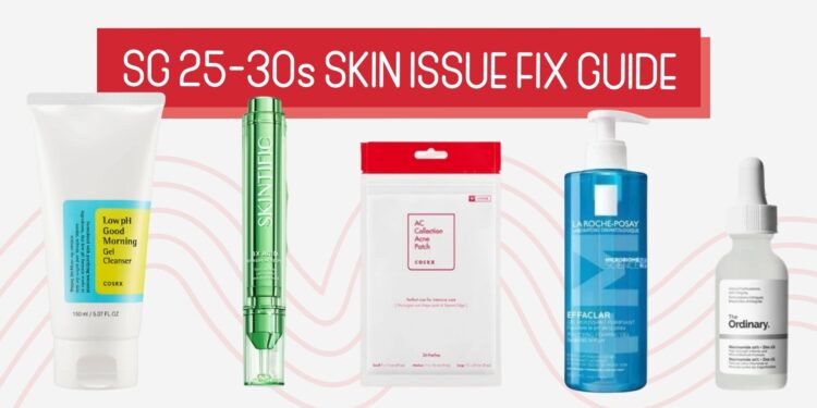 Common Face Skin Problems in Singapore for Age 25–30: Solutions, Products, and Tips